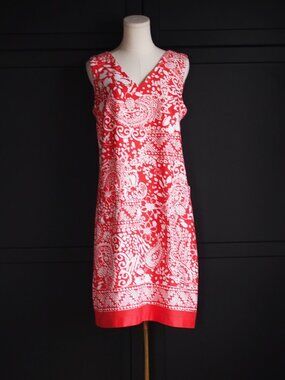 Cleo | Cotton Sateen Border Print Dress